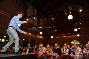 Romain Huet with drone